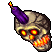 Glowing Skull Candle.gif